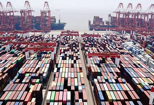 Największy na świecie port Szanghaj zwiększył w styczniu przeładunek kontenerów o 18%