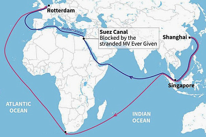 Transport wokół Afryki staje się tańszy niż przez Kanał Sueski